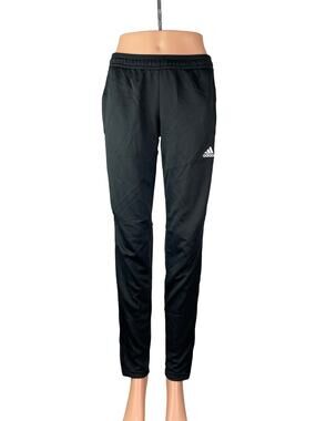 Adidas Tiro 17 Black Mid Rise Yoga Athletic Activewear Trousers Training Pants S
